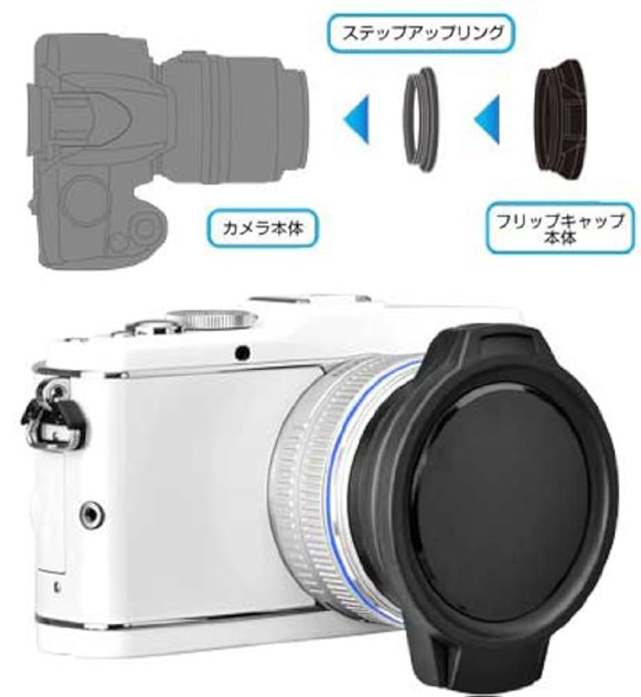 Amazon | Kenko レンズキャップ フリップキャップ 49mm DIY